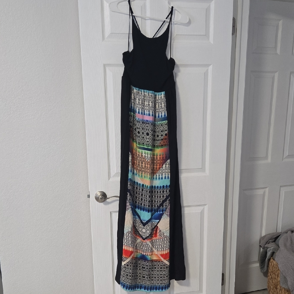 Alice & Trixie Silk Maxi Dress Size Large